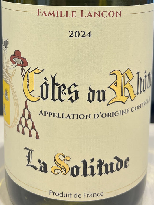 Famille Lancon 'La Solitude' - Cotes du Rhone Blanc