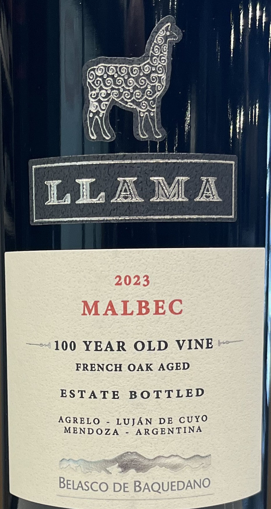 Belasco de Baquedano 'Llama' - Malbec