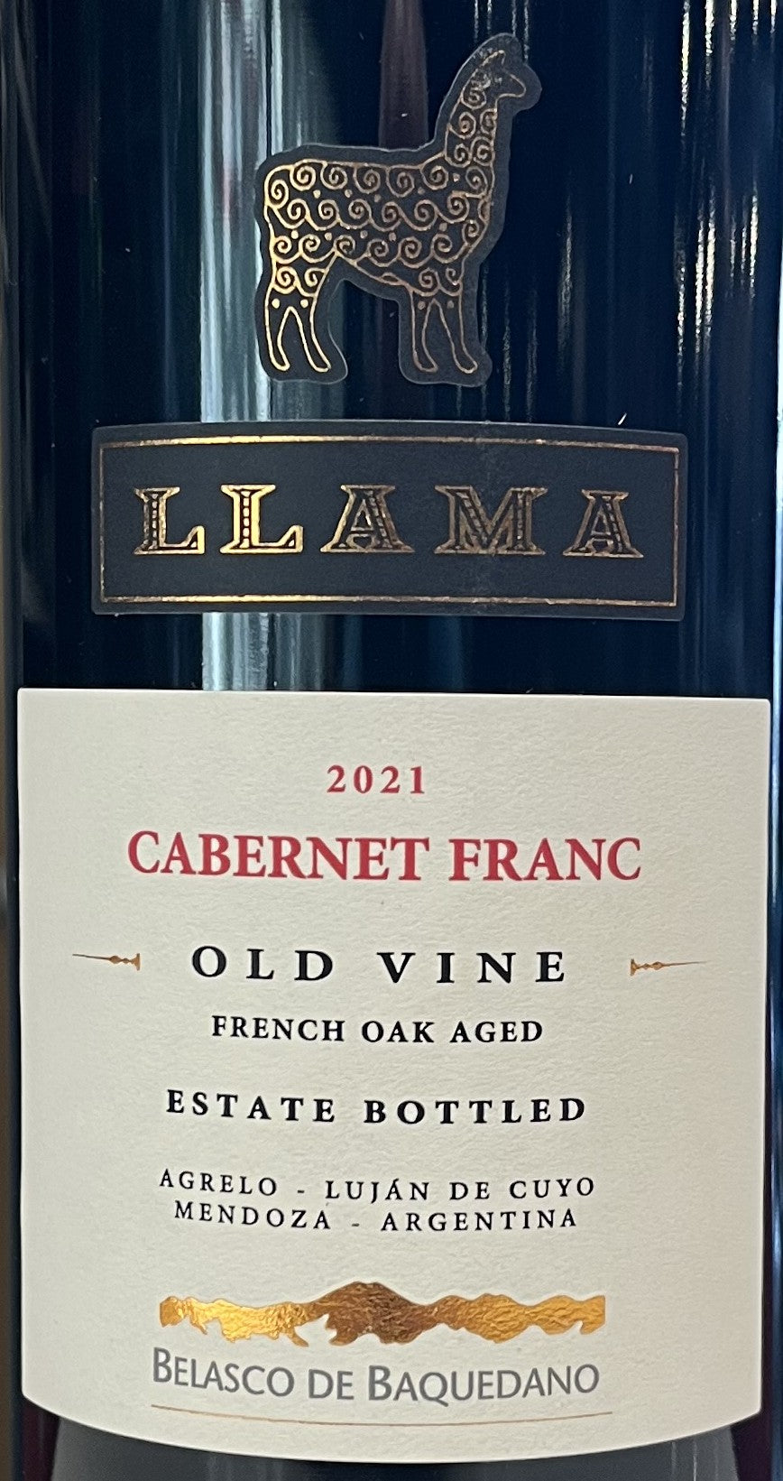 Belasco de Baquedano 'Llama' - Cabernet Franc