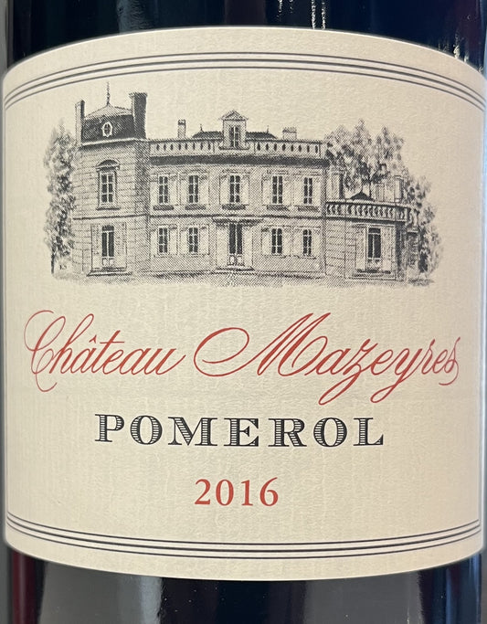Chateau Mazeyres - Pomerol 2016