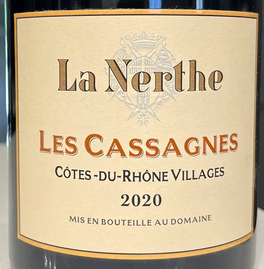 La Nerthe 'Les Cassagnes'  Red Blend