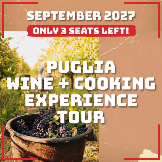 Puglia Wine and Cooking Experience Tour - September 2027 Deposit