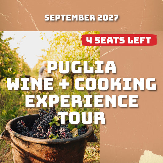 Puglia Wine and Cooking Experience Tour - September 2027 Deposit