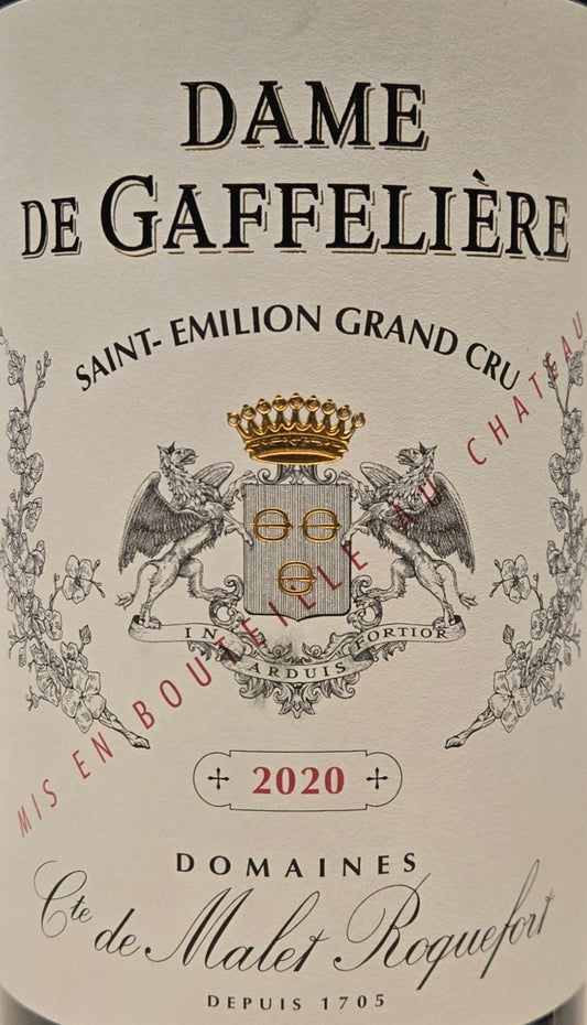 Dame de Gaffeliere - Saint Emilion Grand Cru