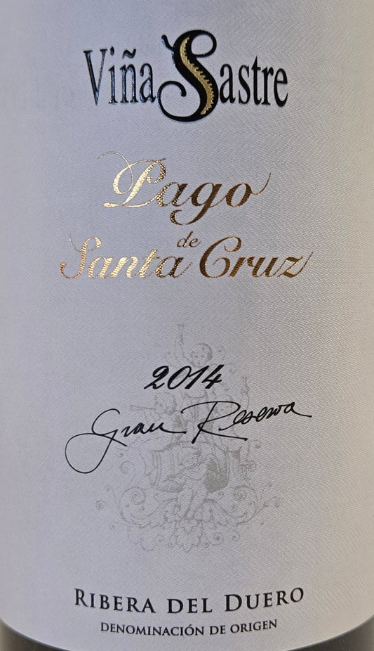 Vina Sastre 'Pago de Santa Cruz' - Reserva - Ribera del Duero