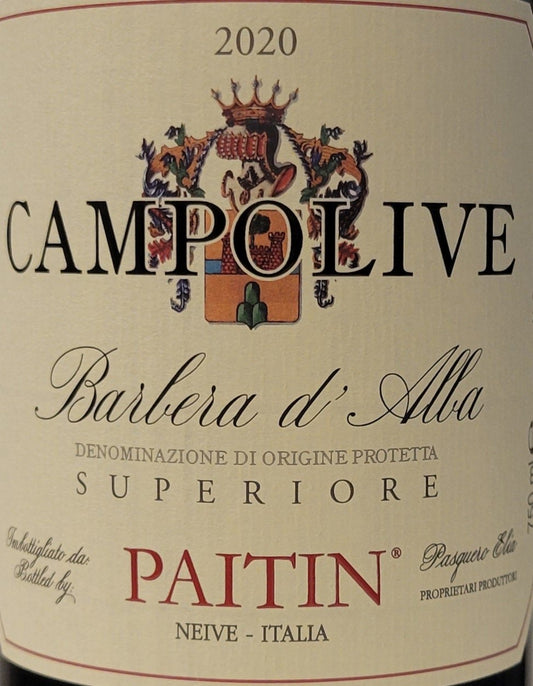 Paitin 'Campolive' - Barbera d'Alba