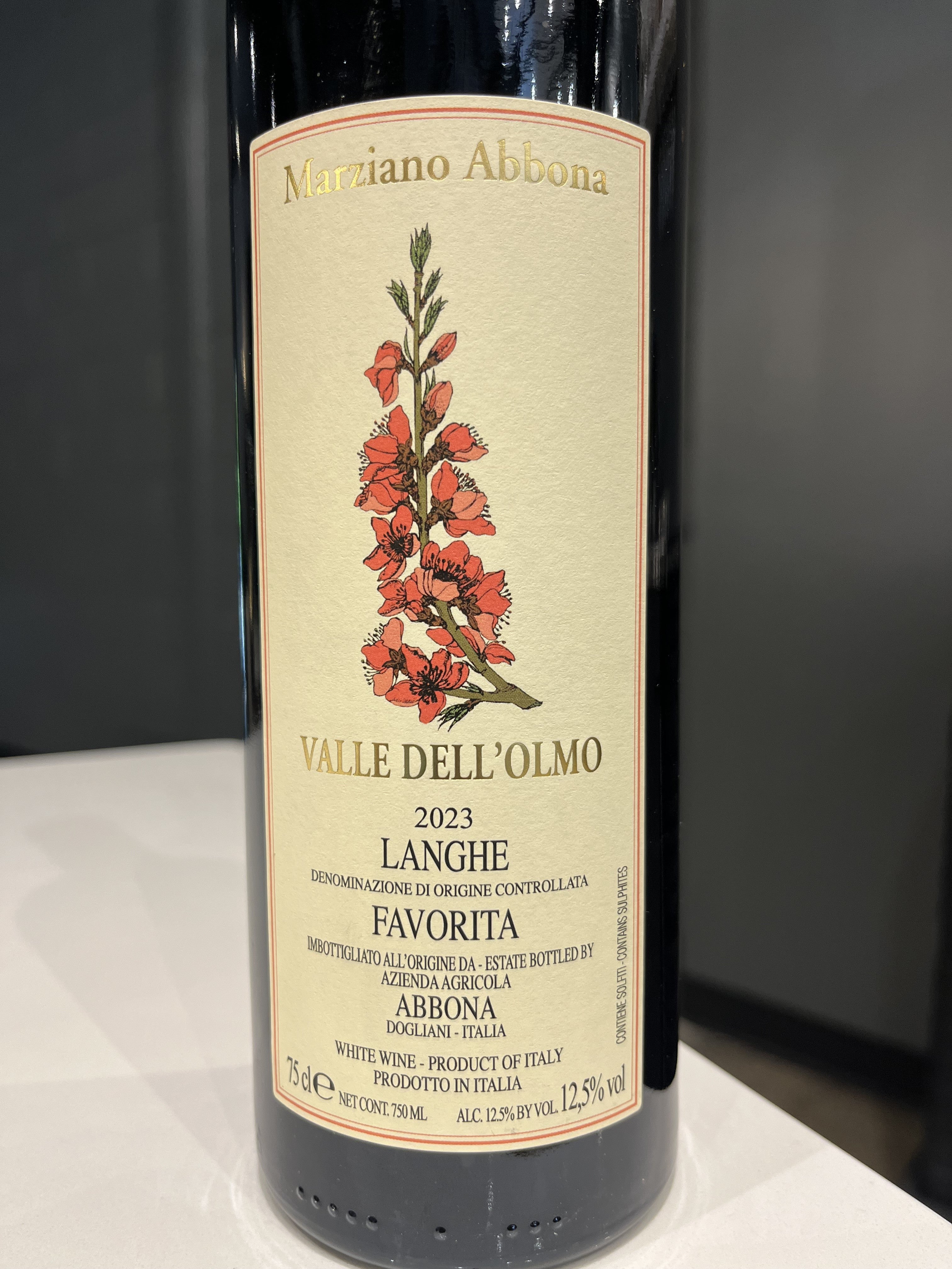 Marziano Abbona 'Valle Dell'Olmo' Favorita – The Wine Feed
