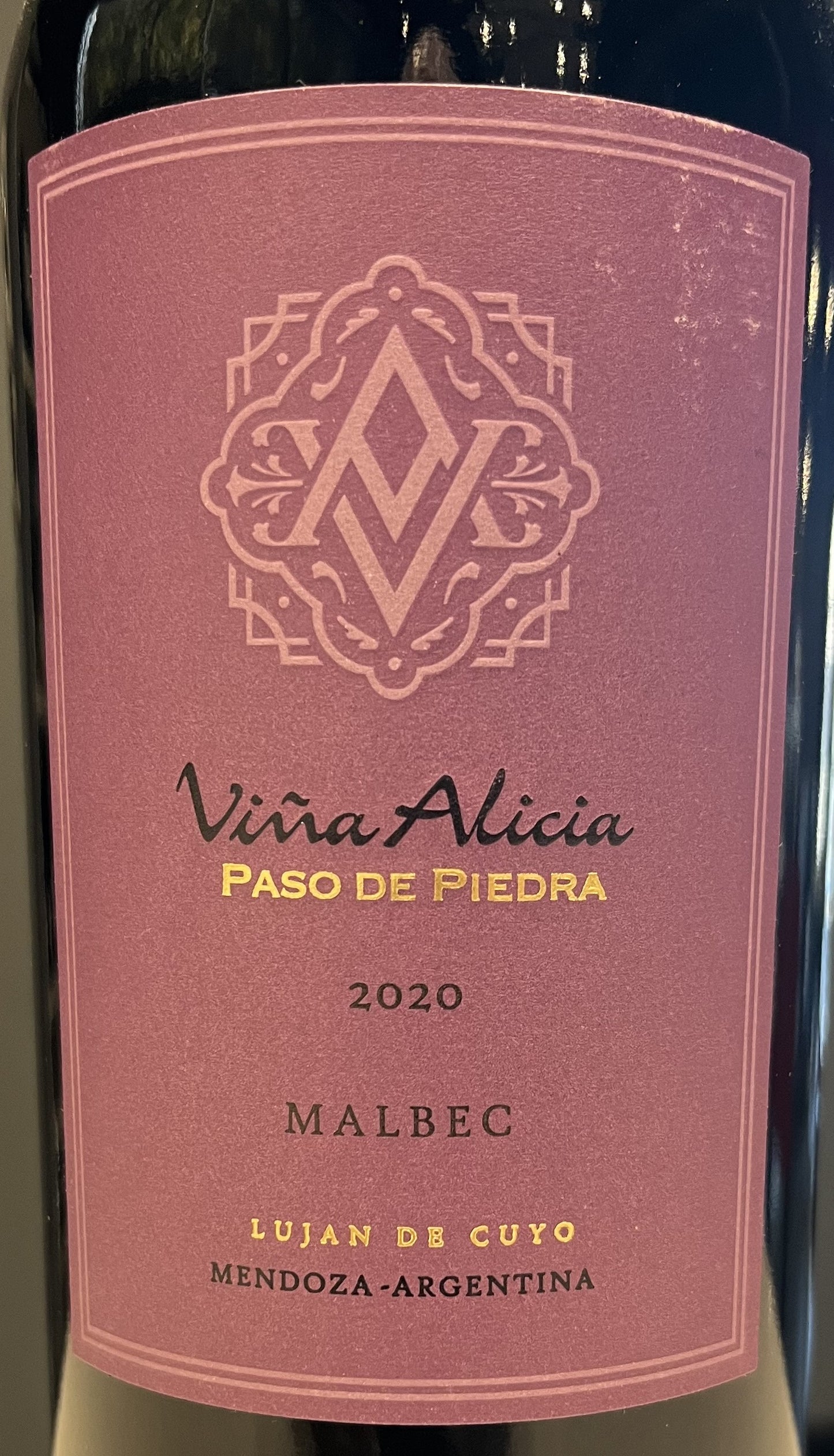 Vina Alicia 'Paso de Piedra' - Malbec