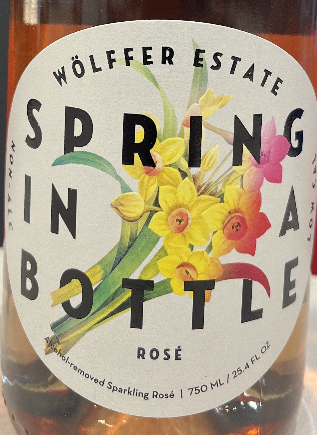 Wolffer 'Spring in a Bottle' - Non Alcoholic - Sparkling Rose