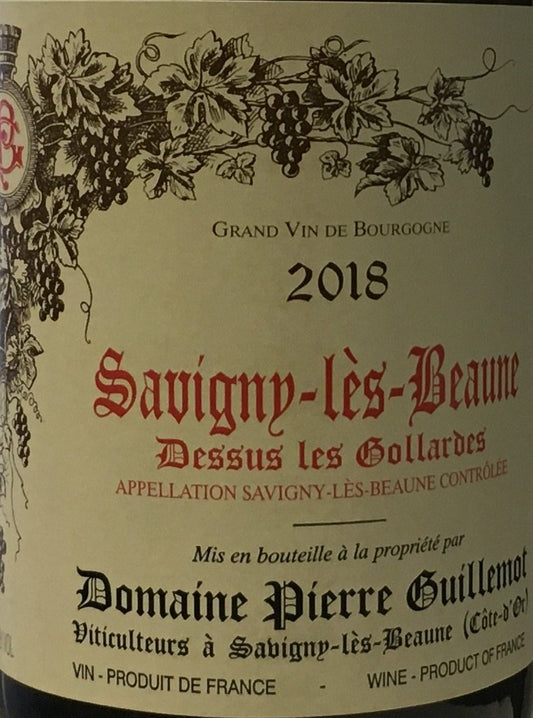 Domaine Pierre Guillemot 'Dessus les Collardes' - Savigny-les-Beaune