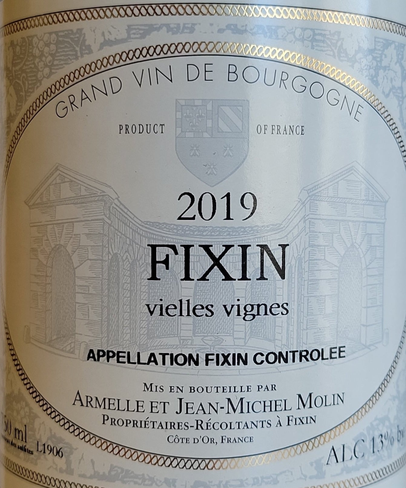 Domaine Armelle et Jean-Michel Molin - Fixin - Vieilles Vignes