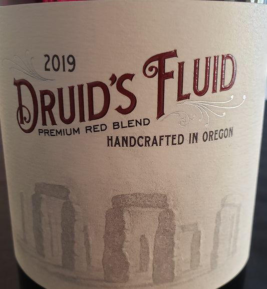 Troon Vineyard, "Druid's Fluid", Red Blend