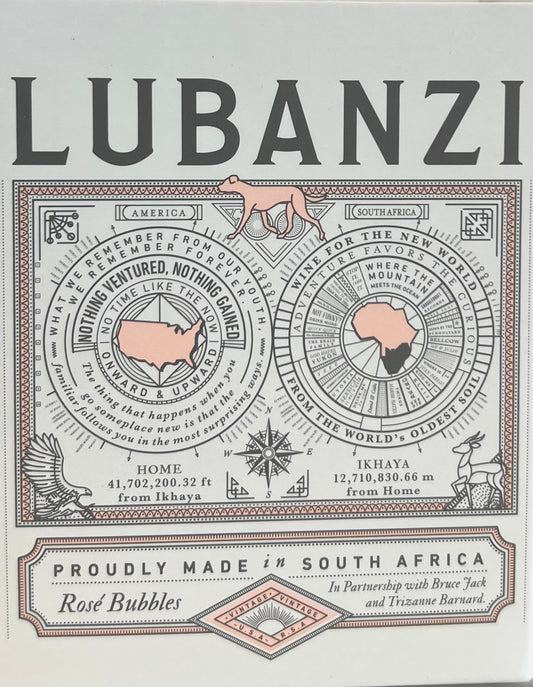 Lubanzi Rose Bubbles - 4pk Cans