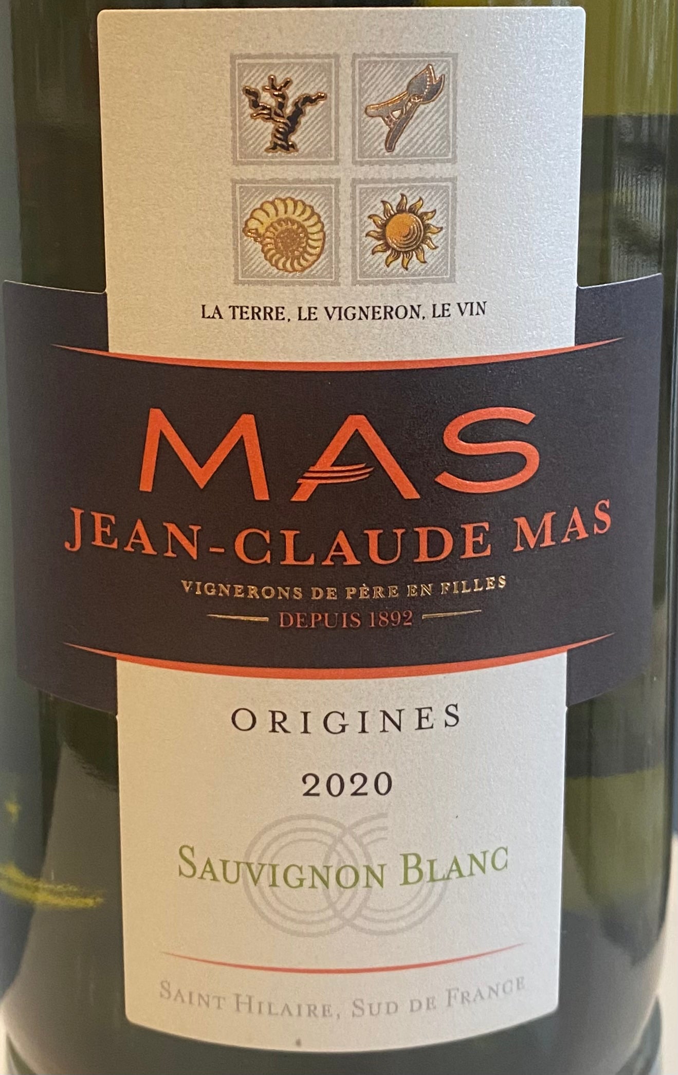 Jean Claude MAS 'Origines' - Sauvignon Blanc