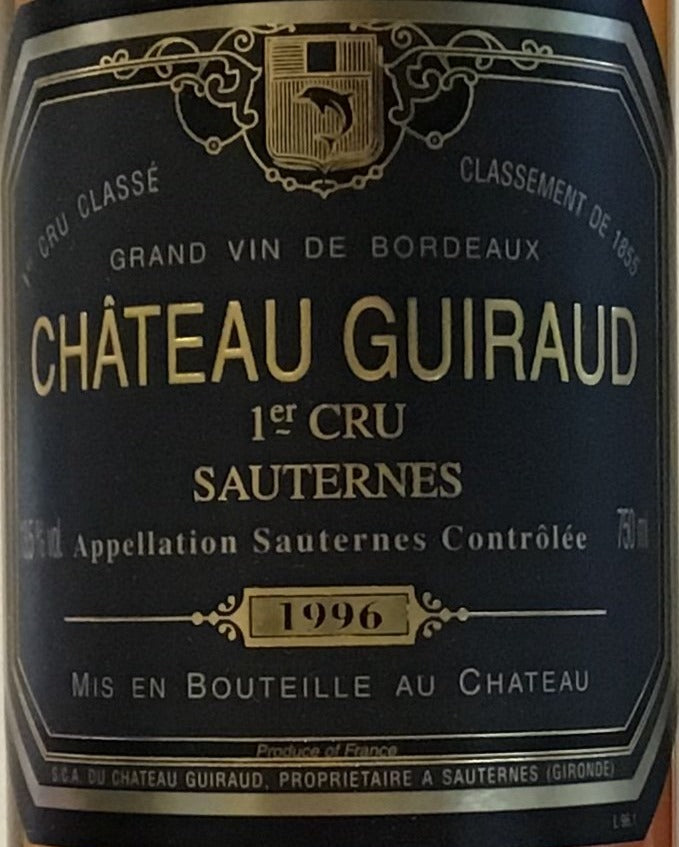 Chateau Guiraud - Sauternes - 1996 - 750ml