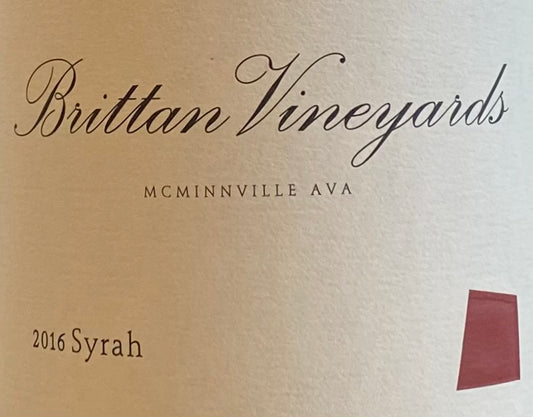 Brittan Vineyards - Syrah