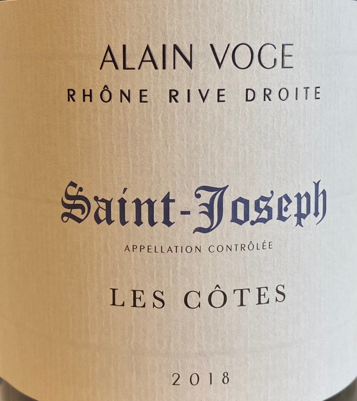 Alain Voge St Joseph 'Les Cotes'