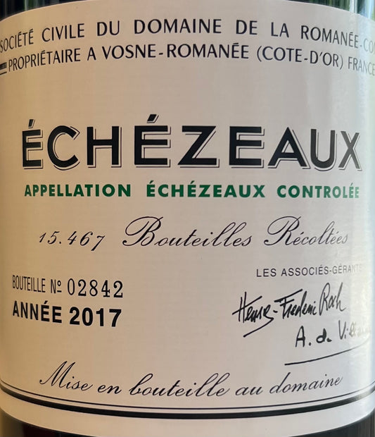 Domaine de la Romanee Conti 'Echezeaux' - 2017