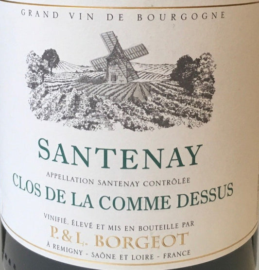 Borgeot 'Clos de la Comme Dessus' - Santenay white