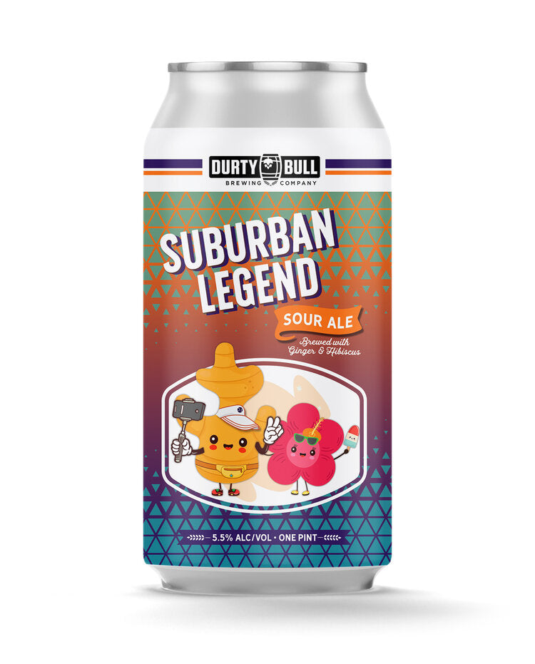 Durty Bull - Suburban Legend - Ginger + Hibiscus Sour - 4pk