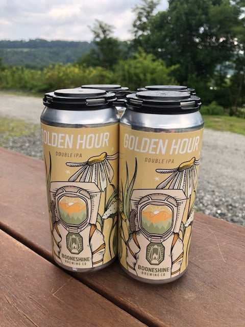 Booneshine Brewing - Golden Hour Double IPA - 4 pack