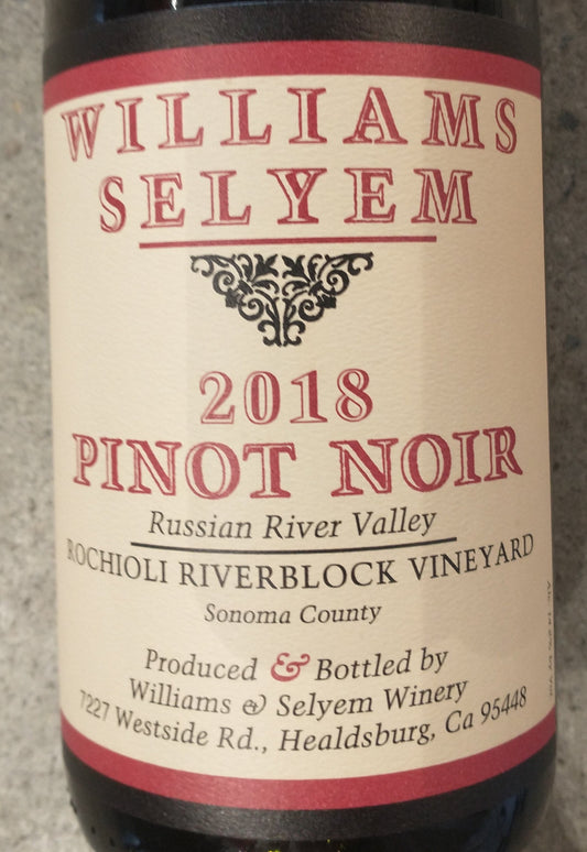 Williams Selyem Rochioli Vineyard Pinot Noir