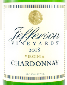 Jefferson Vineyards - Chardonnay - Virginia