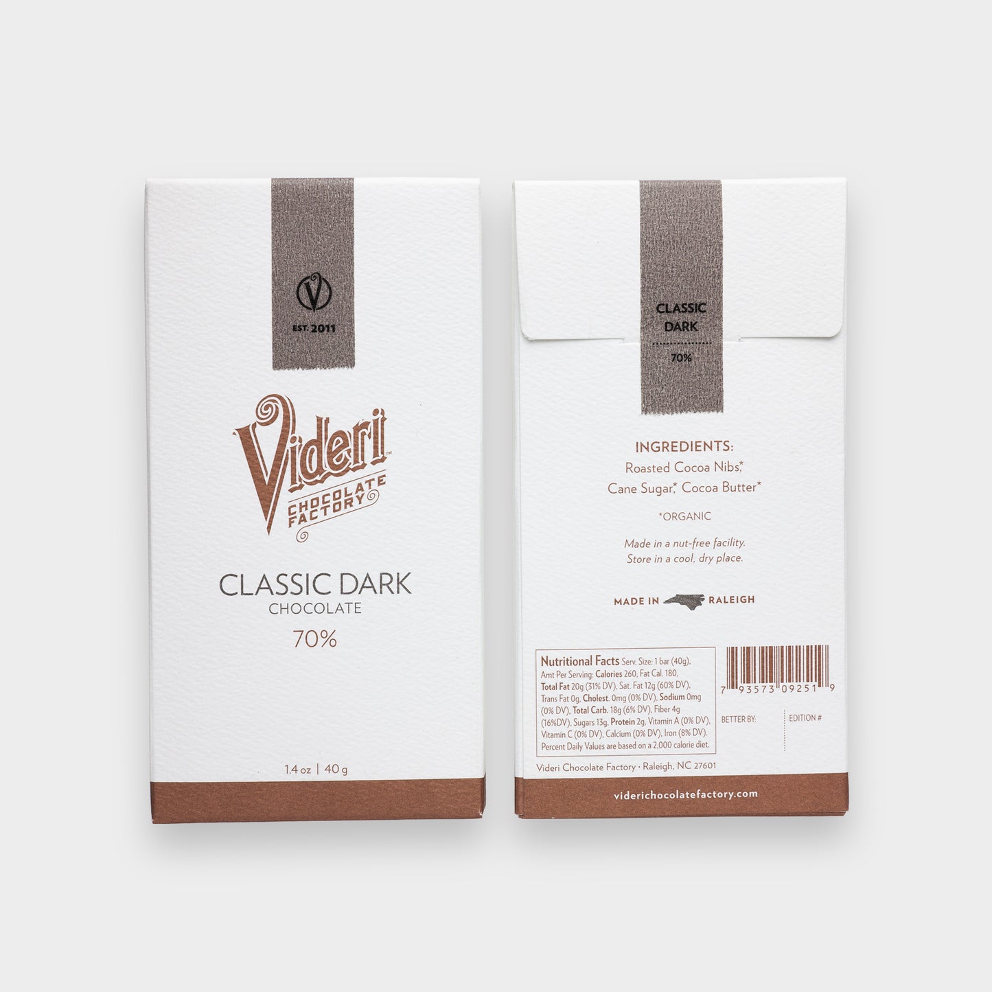 Videri - Classic Dark Chocolate