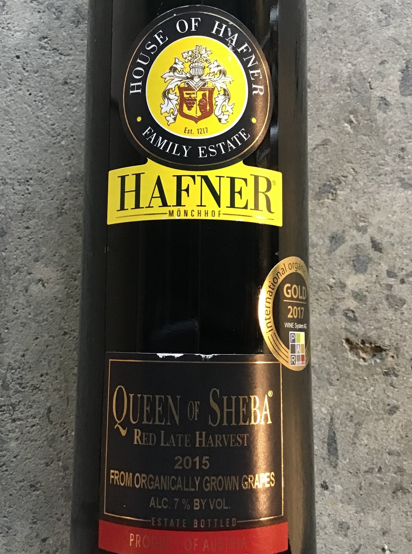 House of Hafner 'Queen of Sheba' - Late Harvest Red - Austria