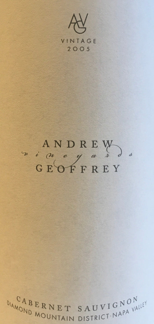 Andrew Geoffrey - Diamond Mountain Cabernet Sauvignon - 2005