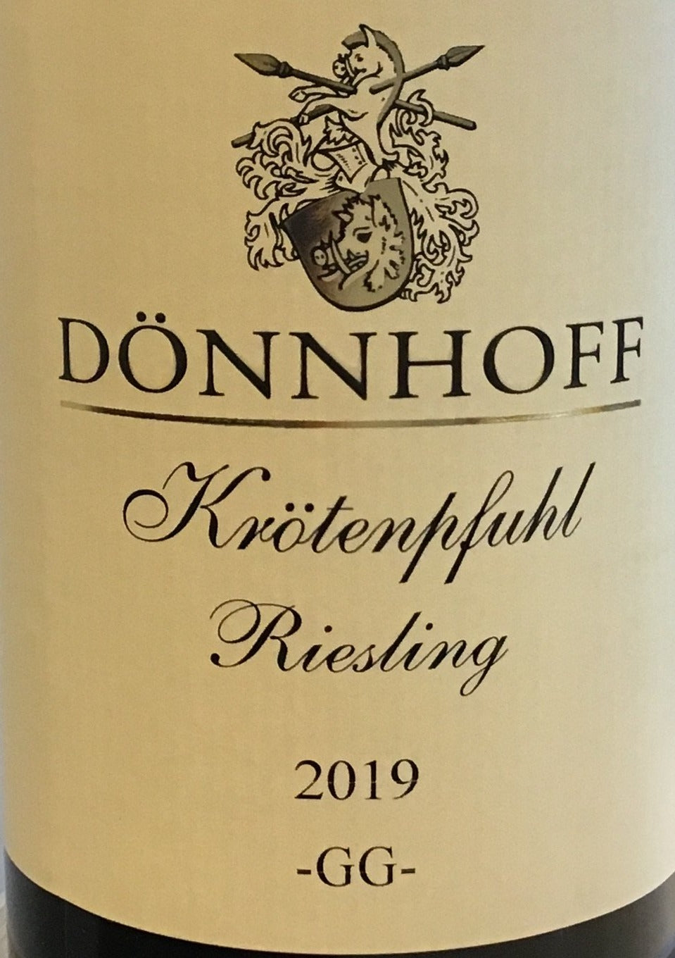 Donnhoff 'Krotenpfuhl' - Grosses Gewachs - Riesling