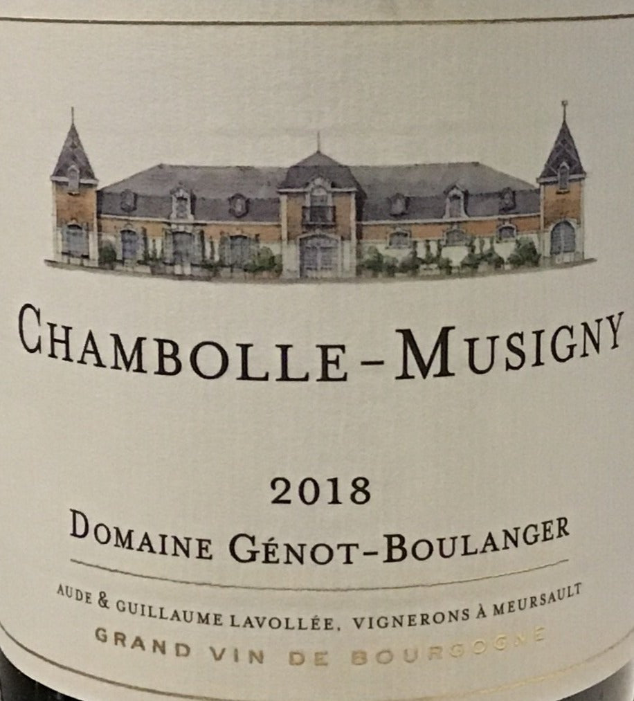 Genot-Boulanger - Chambolle Musigny - 2018