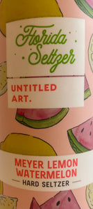 Untitled Art - Florida Hard Seltzer - Meyer Lemon Watermelon