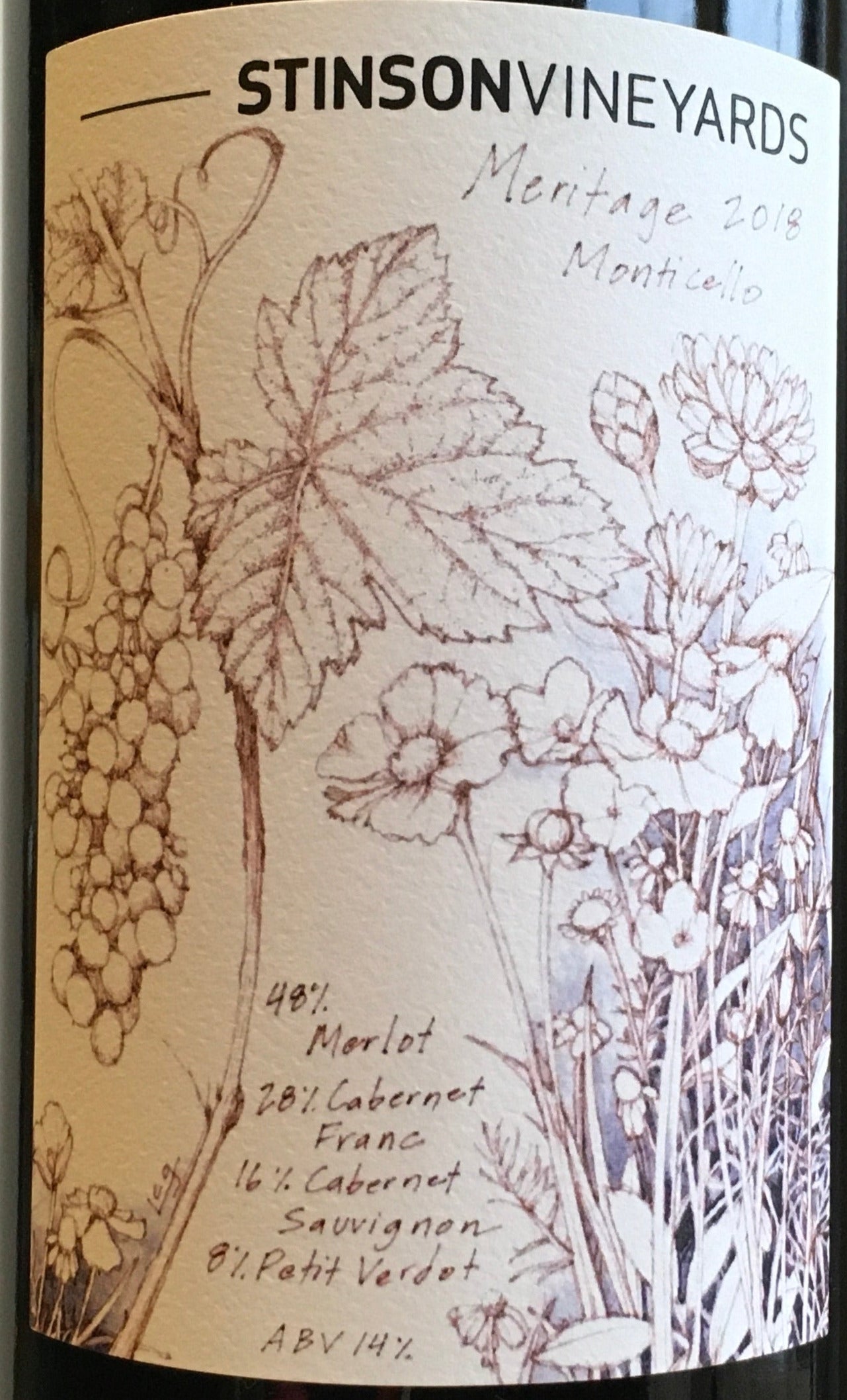 Stinson Vineyards 'Meritage Monticello' - Red Blend