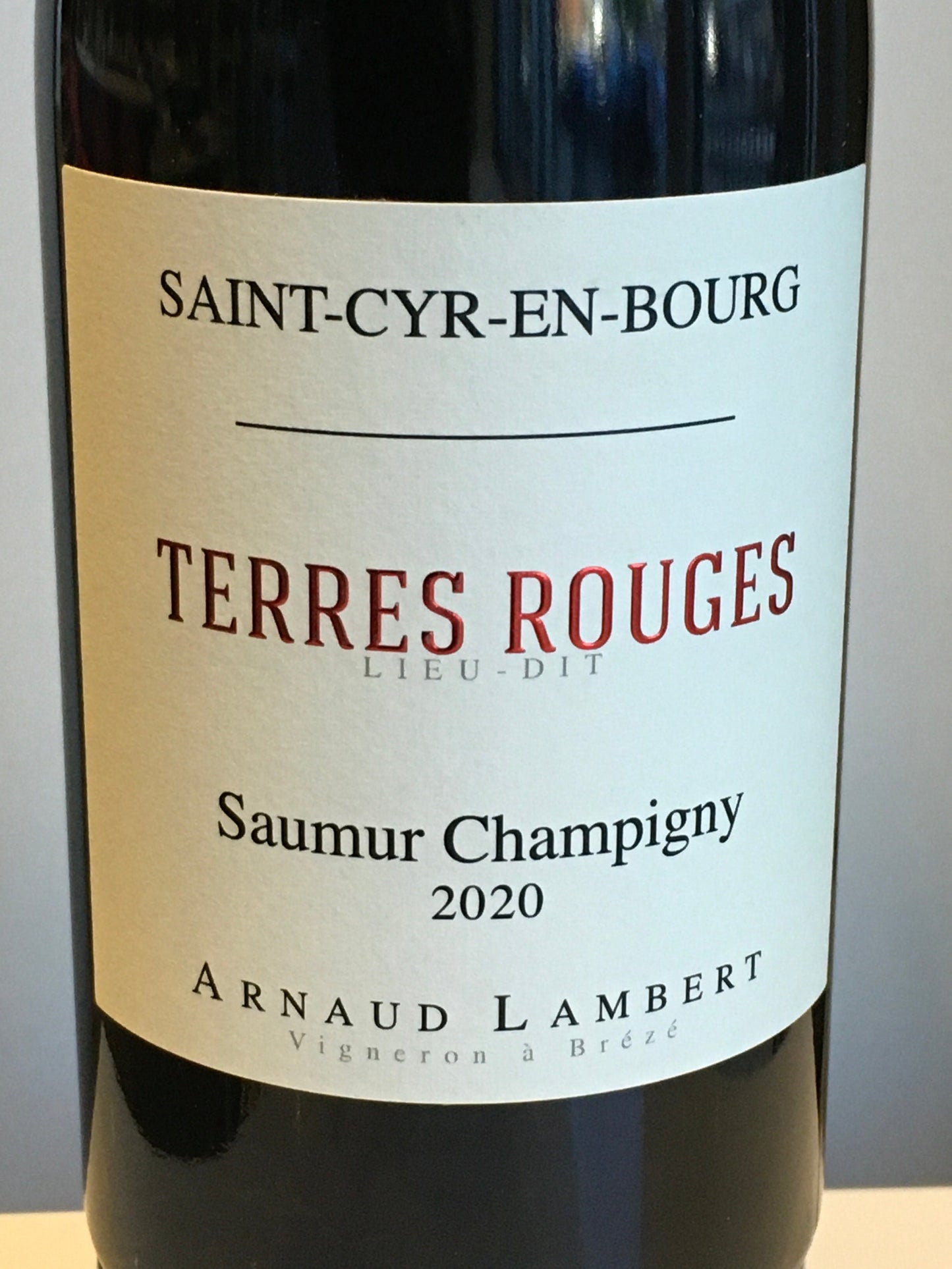 Arnaud Lambert 'Terres Rouges' - Saumur Champigny