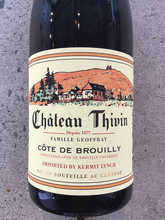 Chateau Thivin - Gamay - Côte de Brouilly