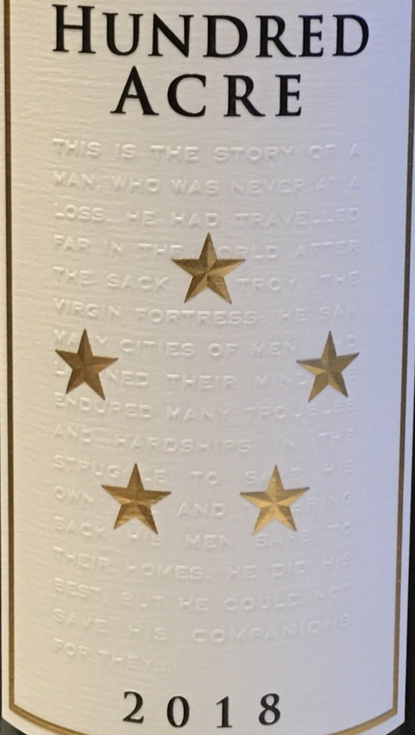 Hundred Acre 'Ark Vineyard' - Cabernet Sauvignon - 2018