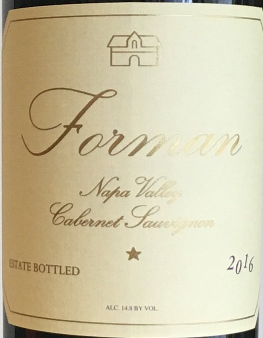 Forman - Cabernet Sauvignon - 2016