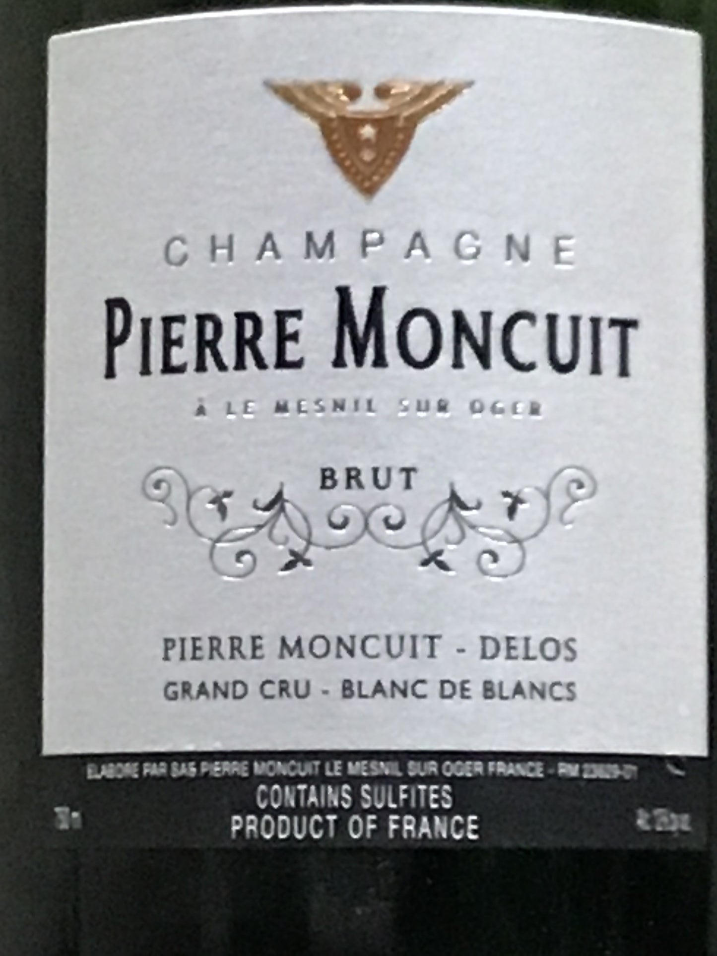 Pierre Moncuit-Delos - Blanc de Blancs - Mesnil-sur-Oger - Grand Cru Champagne Brut