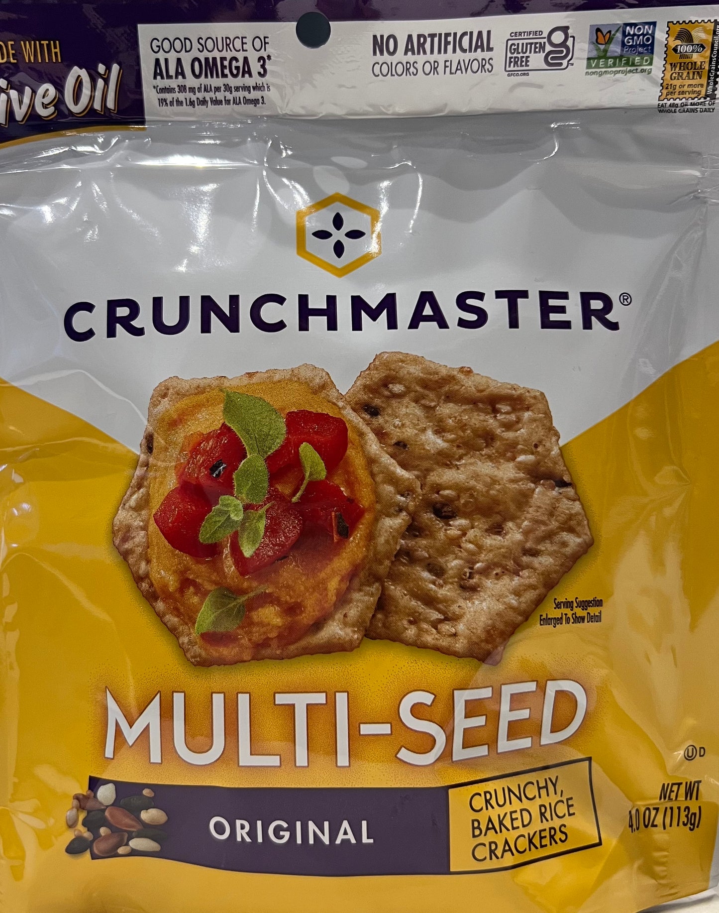 Crunchmaster Multi-Seed Baked Rice Crackers 4oz