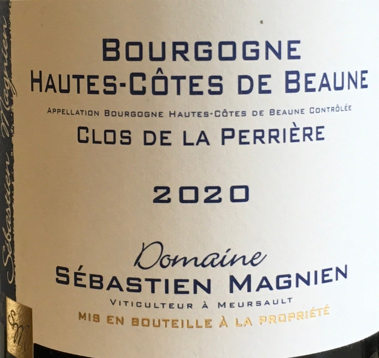 Domaine Sebastien Magnien 'Clos de la Perriere' - Bourgogne Hautes-Cotes de Beaune
