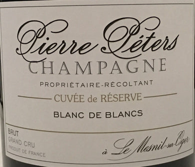 Pierre Peters 'Cuvee de Reserve' - Blanc de Blancs - Champagne 1.5L Magnum