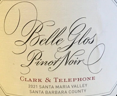 Belle Glos 'Clark & Telephone' - Pinot Noir - 1.5L Magnum