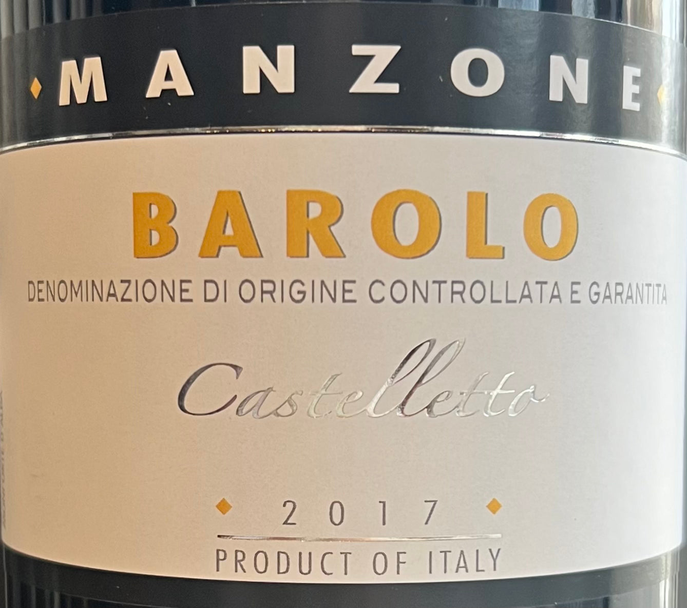 Manzone 'Castelletto' - Barolo