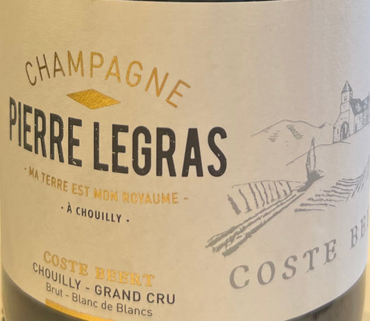 Pierre Legras 'Coste Beert' - Blanc de Blancs - Grand Cru Chouilly - Champagne