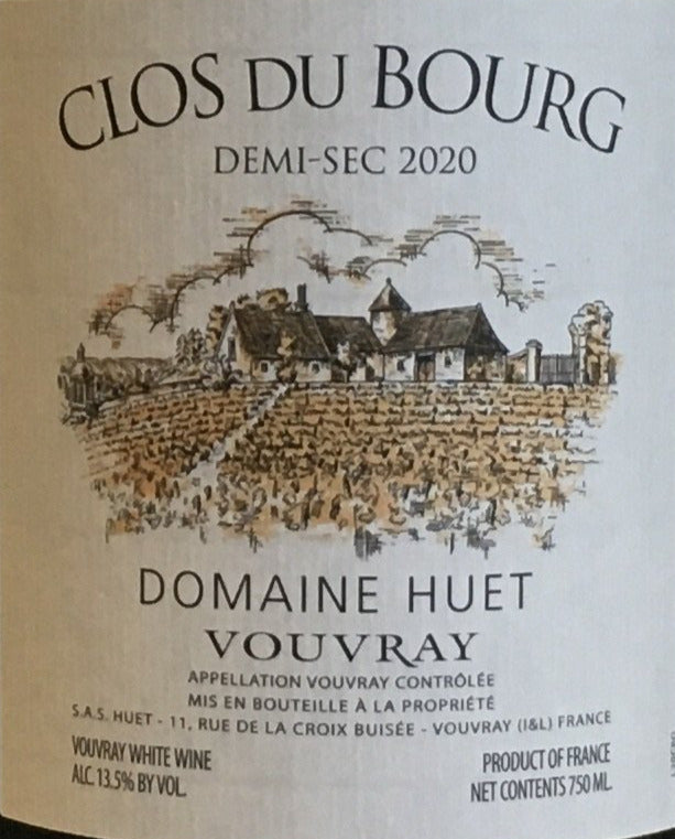Domaine Huet 'Clos du Bourg' Demi-Sec - Vouvray