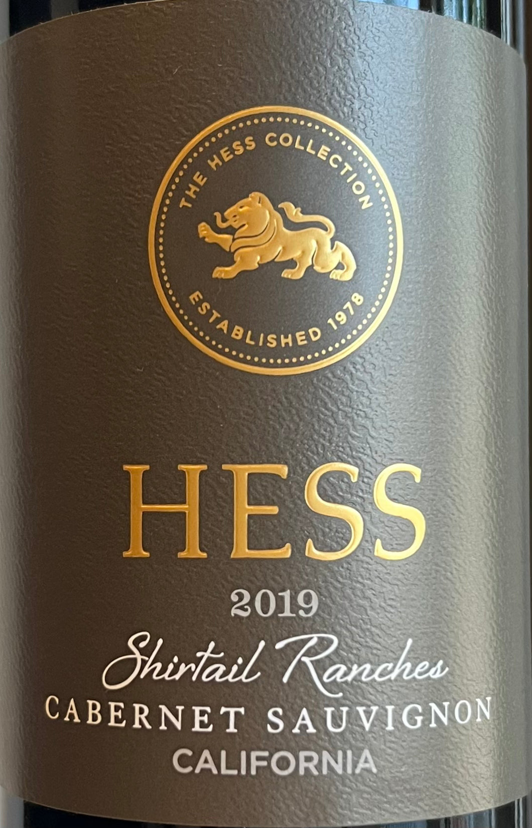 Hess 'Shirtail Ranches' - Cabernet Sauvignon