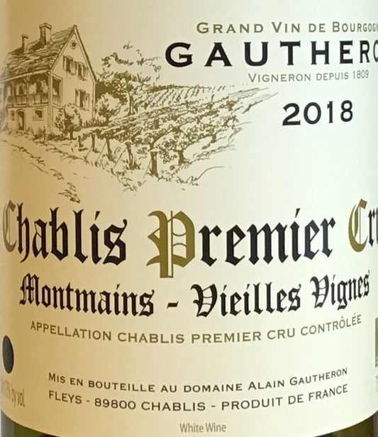 Gautheron - 1er Cru Montmains - Chablis