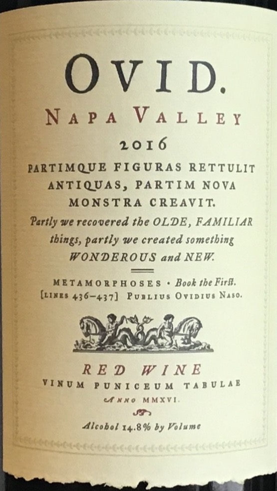 Ovid 'Napa Valley' - 2016