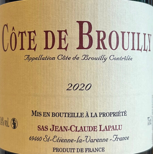 Jean-Claude Lapalu - Cote de Brouilly